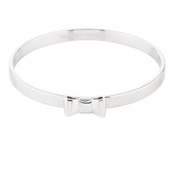 kate spade Jewelry - kate spade Take A Bow Silver bangle bracelet nwot